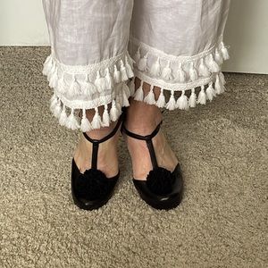 Miz Mooz Lacey vintage platform t-strap pump